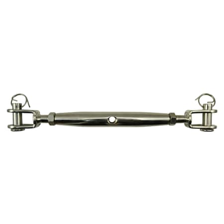 Midwest Fastener 10mm x 250mm Stainless A4 Steel Jaw/Jaw Turnbukle 36684